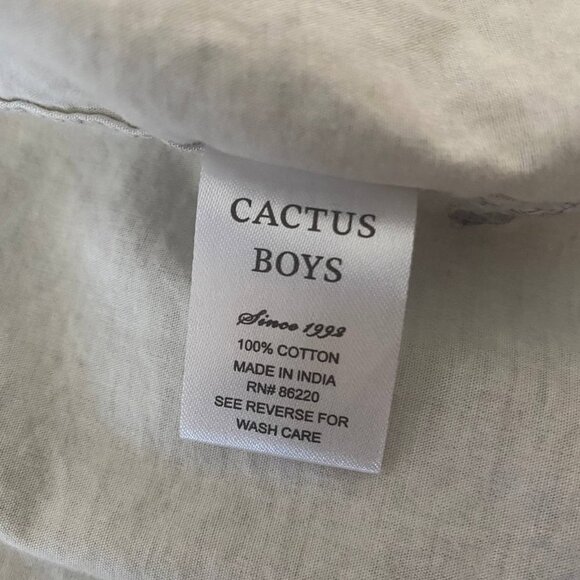 CACTUS Adorable Boys Button Down Shirt Sleeve Cotton Shirt - Picture 6 of 6